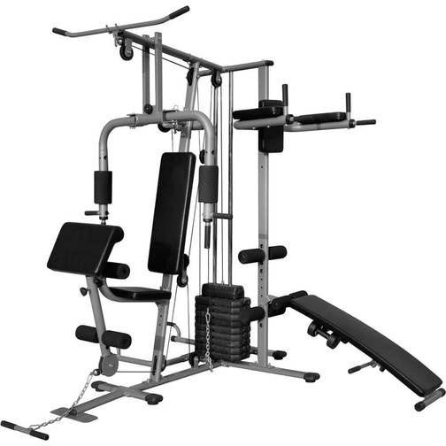 vidaXL Multifunktionellt Hemmagym 65kg