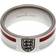 England Football Gifts Stainless Steel Striped Ring