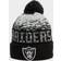 New Era Oakland Raiders Pom Beanie Hat Sr