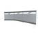 Bo-Camp Windbreak with Window Dennis 500x140cm