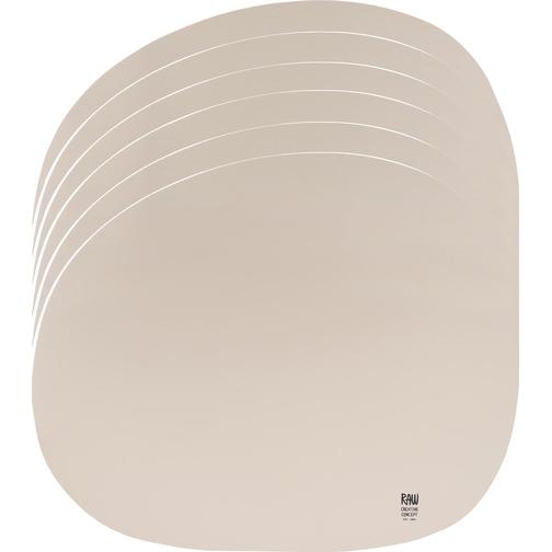 Aida Raw Bordstablett Grå, Blå, Svart, Beige, Brun (41x33.5cm)