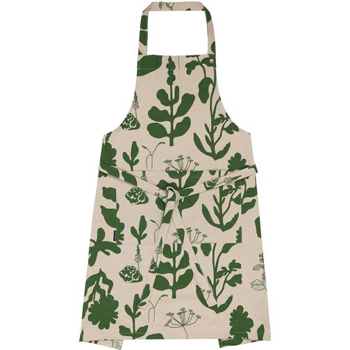 Marimekko Pienet Elokuun Varjot Förkläde Beige, Grön (85x84cm)