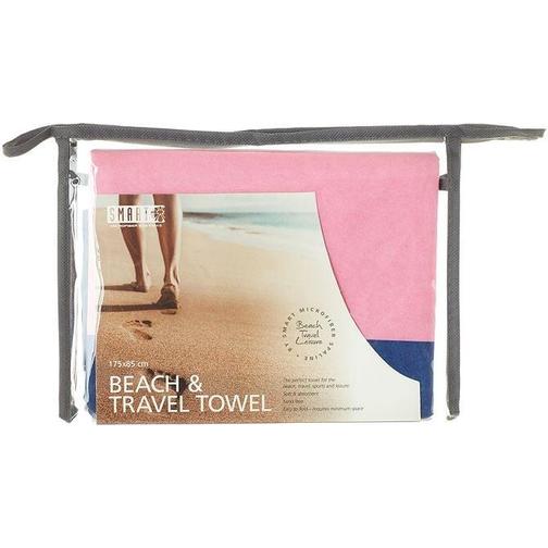 Smart Microfiber Hampton Badlakan Blå, Rosa, Svart, Vit, Röd (175x85cm)