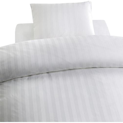 Borganäs Satin Påslakan Vit (210x150cm)
