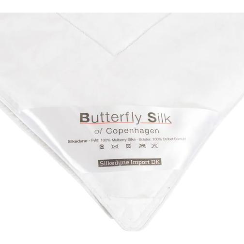 Butterfly Silk Summer Silk Silkestäcke Vit (200x140cm)