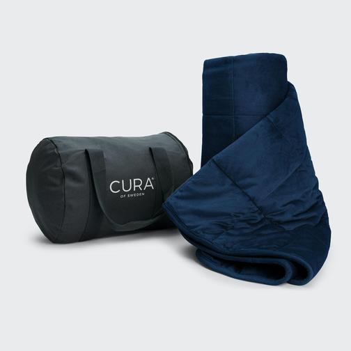 Cura of Sweden Minky Tyngdtäcke 6kg Grå, Blå, Röd (200x140cm)