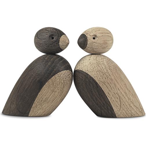 Kay Bojesen Pair of Sparrows Prydnadsfigur 6cm 2st