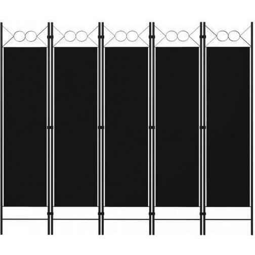 vidaXL 5 Panel Rumsavdelare 200x180cm