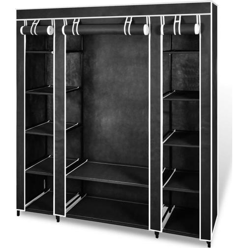 vidaXL Compartments and Rods Garderob 150x176cm