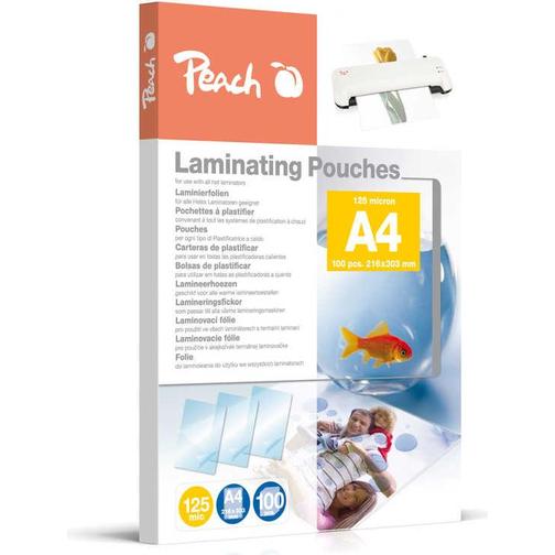 Peach Laminating Pouches ic A4