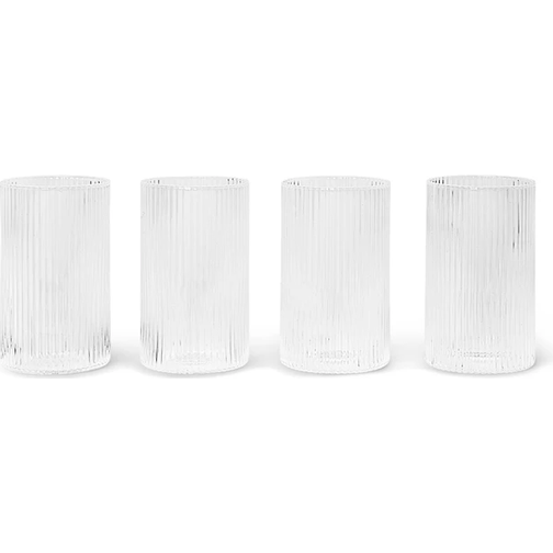 Ferm Living Ripple Verrines Dricksglas 14cl 4st