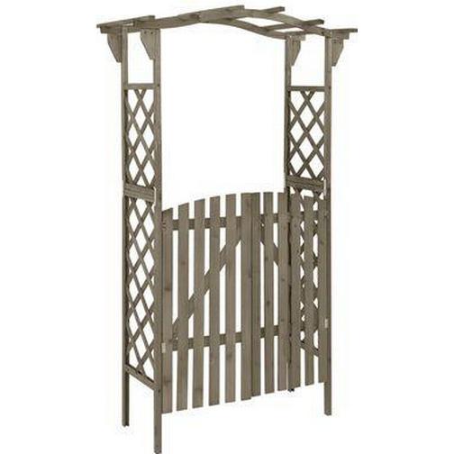 vidaXL Pergola with Gate 40x204cm