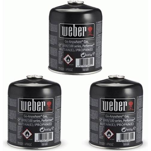 Weber Disposable Gas Bottle 445g Fylld flaska