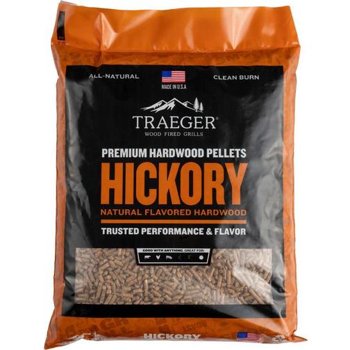 Traeger FSC Hickory BBQ Wood Pellets 9kg PEL345