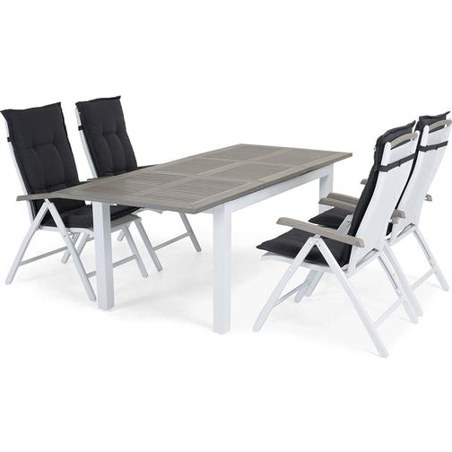Comfort Garden Tyresö Matgrupp, 1 Bord inkl. 4 Stolar
