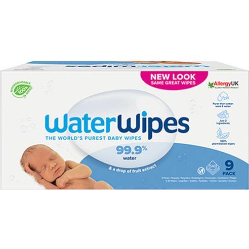 WaterWipes Biodegradable BabyWipes 540 pcs