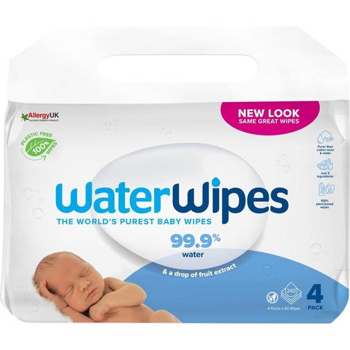 WaterWipes The World's Purest Baby Wipes 240pcs
