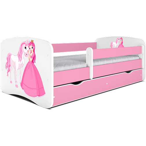 Kocot Kids Babydreams Pink Princess & Horse Cot 80x180cm