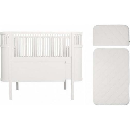 Sebra Växasäng Baby & Junior inkl madrass 70x115cm