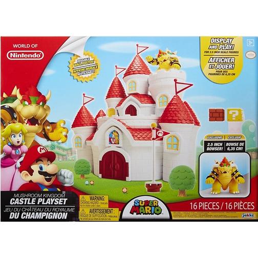 JAKKS Pacific Nintendo Super Mario Mushroom Kingdom Castle Playset