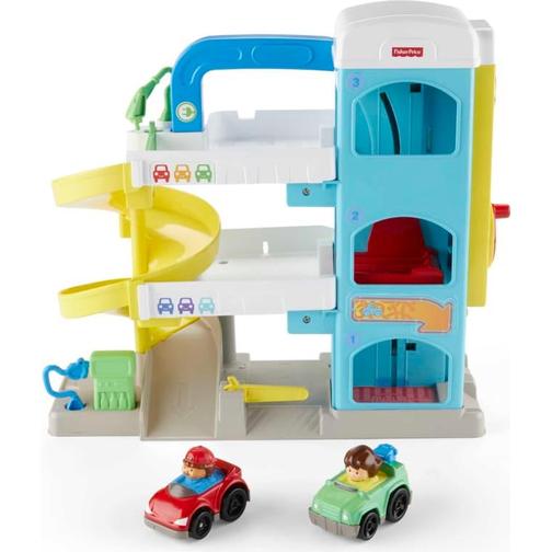 Fisher Price Little People Helpful Neighbor's Garage with 2 Wheelies Vehicles