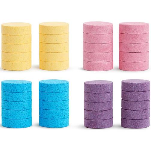 Munchkin Color Buddies Moisturizing Bath Bomb Refills 40 Pack