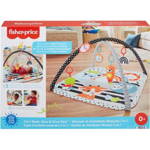 Fisher Price 3 in 1 Music Glow & Grow Gym