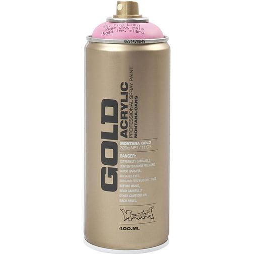 Montana Gold Acrylic Professional Spray Paint Light Pink 400ml