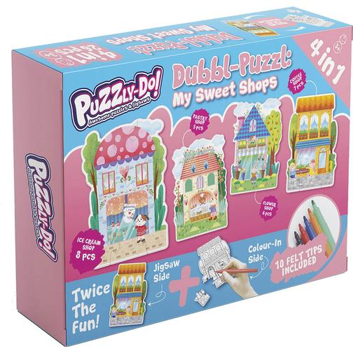 Puzzly Do My Sweet Shops Dubbl Puzzle 26 Pieces