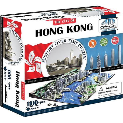 4D Cityscape Hong Kong Time 1100 Pieces