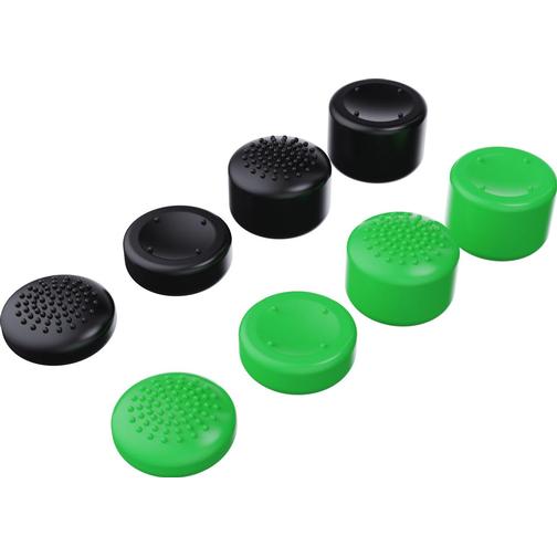Piranha Xbox Series X Silicone Thumb Grips - Green/Black