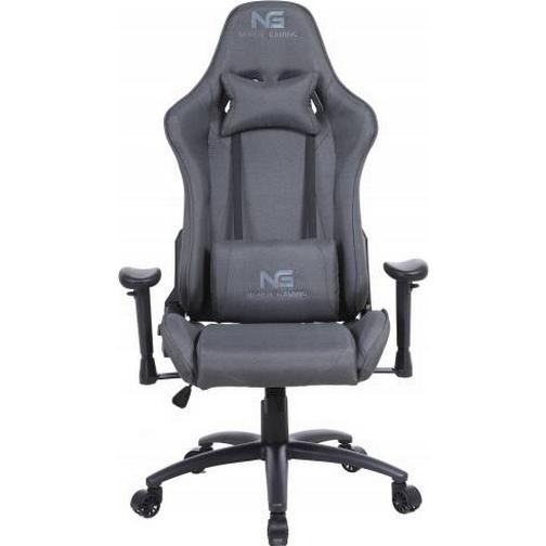 Nordic Gaming Racer Fabric Gaming Chair - Black