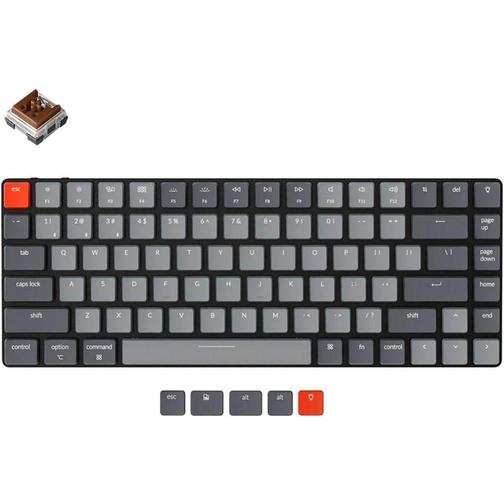 Keychron K3 Wireless RGB V2 Brown Optical (Nordic)
