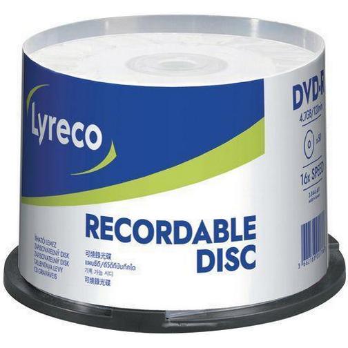 Lyreco DVD-R 4,7GB 16x 50/Pack