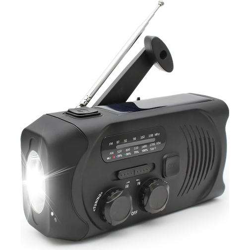 SiGN Crank Radio with Solar Cells