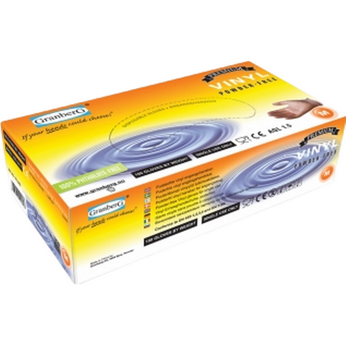 GranberG Vinyl Disposable Gloves 100-pack