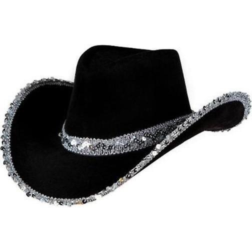 Wicked Costumes Cowgirl Hatt Svart