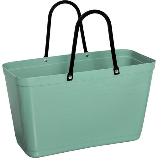 Hinza Shopping Bag Large (Green Plastic) - Olive Green
