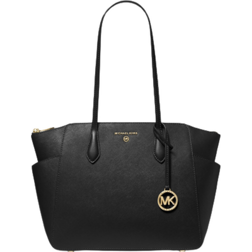 Michael Kors Marilyn Medium Saffiano Leather Tote Bag - Black