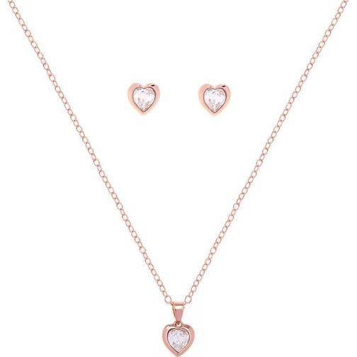 Ted Baker Hadeya Heart Gift Set - Rose Gold/Transparent