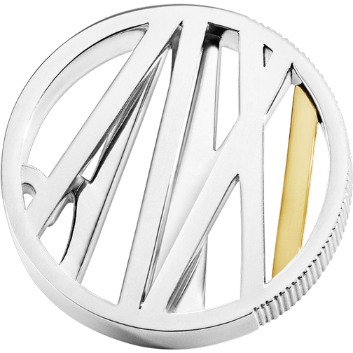 Georg Jensen Anniversary Jewelry Pin - Silver/Gold