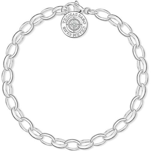Thomas Sabo Charm Club Anniversary Charm Bracelet - Silver/Transparent