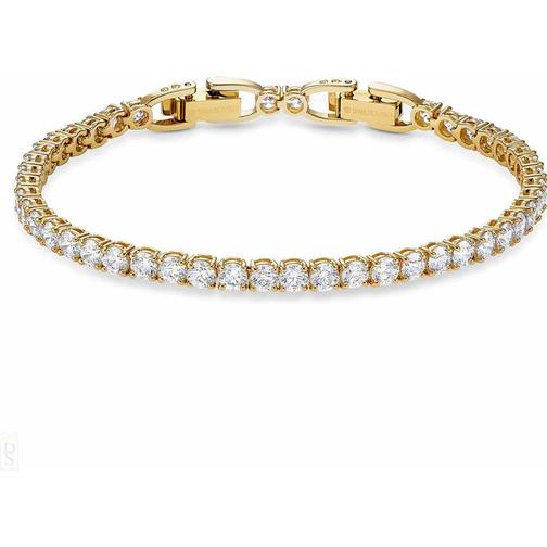 Swarovski Tennis Deluxe Bracelet - Gold/Transparent