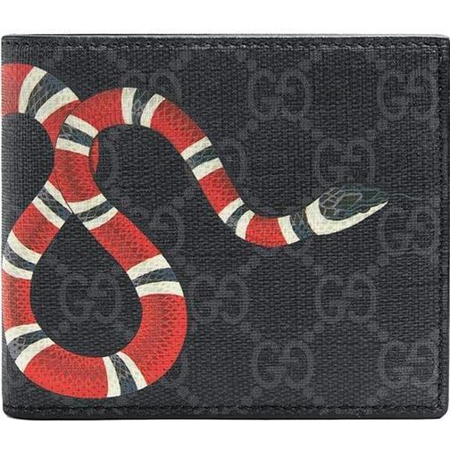 Gucci Kingsnake GG Supreme Wallet