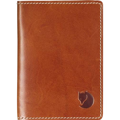 Fjällräven Leather Passport Cover - Cognac