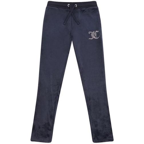 Juicy Couture Diamante Velour Bootcut Joggers - Night Sky (JBX5901-883)