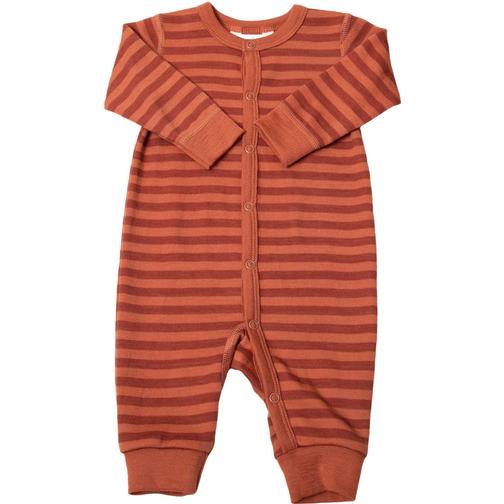 Joha Wool Stripe Overalls - Red (35863-246-7091)