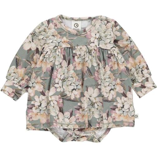 Müsli Hydrangease Body Dress with Floral Print