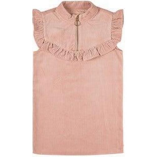 Scotch & Soda Sleeveless Corduroy Ruffle Yoke Dress - Petal (163108-1552)