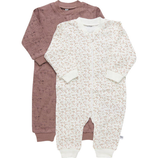 Pippi Pyjamas set in 2-pack - Burlwood (5965-433)